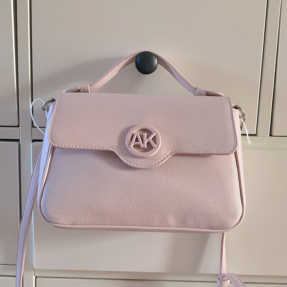 Anne Klein | Bags | Anne Klein Baby Pink Emily Crossbody bag